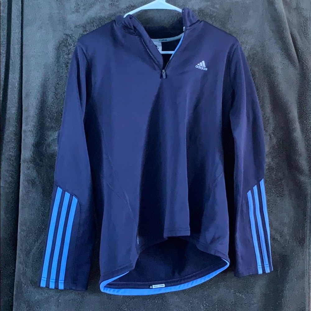 Athletic Quarter Zip Adidas Long-Sleeve